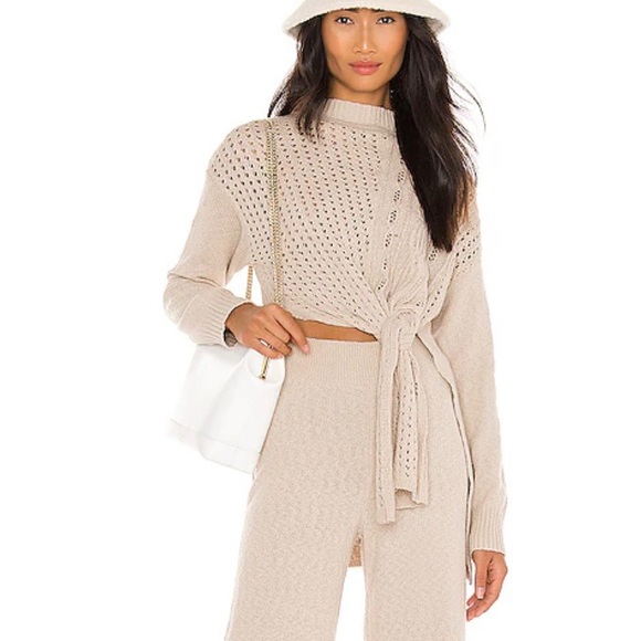 Free people Harper knit set NWT medium sold out everywhere soft versatile beige - Picture 3 of 12